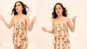 Photo of अपनी कई सारी तस्वीरों को जोड़कर उर्फी जावेद ने बनवाई ये ड्रेस, कमेंट सेक्शन में हुईं ट्रोल