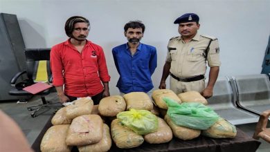 Photo of  रायपुर में अलग-अलग इलाकों से पुलिस ने 24 किलो 800 ग्राम गांजा बरामद