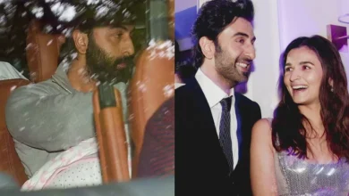 Photo of रणबीर की बाहों में नजर आयी नन्ही परी.