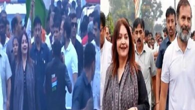 Photo of ‘भारत जोड़ो यात्रा’ में शामिल हुई बॉलीवुड अभिनेत्री पूजा भट्ट