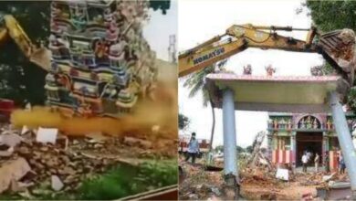 Photo of रानीपेट जिले के अरक्कोणम के एक मंदिर में उत्सव के दौरान अचानक गिरा क्रेन, 6 लोग गंभीर रूप से घायल 