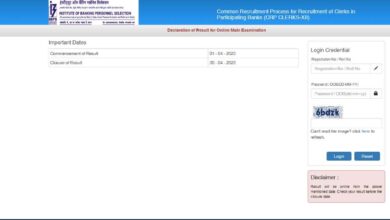 Photo of आईबीपीएस क्लर्क मेन्स रिजल्ट 2022 किया गया घोषित, यहां देखें अपना रिजल्ट