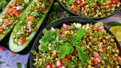 Photo of सुबह के नाश्ते में बनाकर खाएं साउथ इंडियन स्टाइल मूंग दाल सलाद, जानें बनाने का तरीका