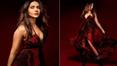 Photo of रेड ड्रेस में रकुल प्रीत सिंह ने मचाया बवाल, दिलकश अदाओं से उड़ाए फैंस के होश