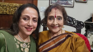 Photo of हेमा मालिनी ने पद्म विभूषण से सम्मानित होने पर वैजयंती माला को दी बधाई!