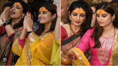 Photo of रवीना टंडन ने बेटी राशा थडानी के साथ किए सोमनाथ दर्शन