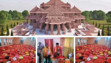 Photo of मंदिर के लिए देश-विदेश से खूब आ रहे उपहार…