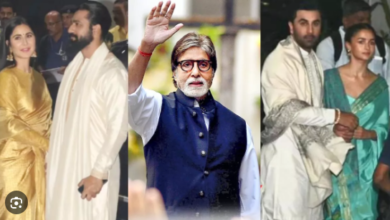 Photo of प्राण प्रतिष्ठा के लिए अमिताभ बच्चन,कटरीना और विक्की रवाना,आलिया-रणबीर के लुक ने खींचा ध्यान!