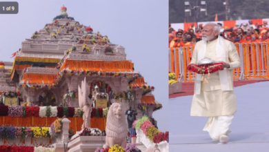 Photo of कुछ इस अंदाज में हुई पीएम नरेंद्र मोदी की राम मंदिर में एंट्री