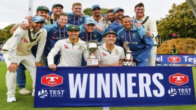 Photo of NZ vs AUS Test:ऑस्ट्रेलिया की जीत के हीरो रहे एलेक्स कैरी, न्यूजीलैंड को रौंदकर 2-0 से जीती सीरीज