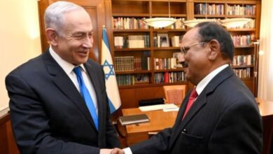 Photo of अजीत डोभाल ने बेंजामिन नेतन्याहू से की मुलाकात