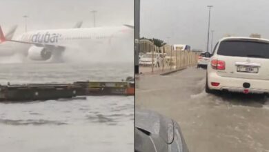 Photo of भारी बारिश के कारण जलमग्न हुआ दुबई एयरपोर्ट, उड़ानें डायवर्ट