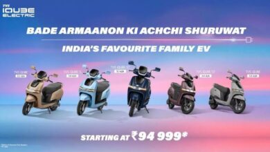 Photo of TVS ने लॉन्‍च किए IQube Electric Scooter के नए वेरिएंट